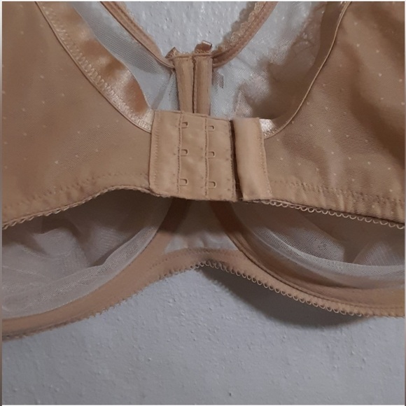 Wacoal Retro Chic 40D Full Coverage Chantilly Lace in Toast unlined underwire - Picture 3 of 15